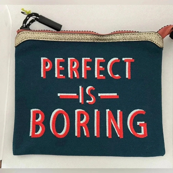 HENRY CHARLES | Perfect Is Boring pouch. - Picture 4 of 11